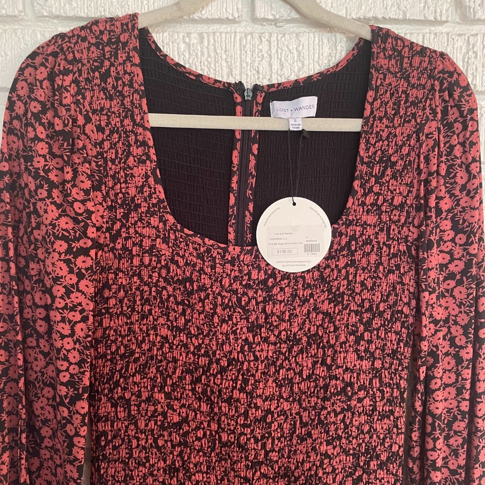 Lost and Wander Smocked Mini Dress - Picture 4 of 8